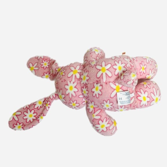 Build A Bear Bunny Rabbit Stuffed In USA With Hugs Pink Daisies Plush Toy 15" - Picture 8 of 12